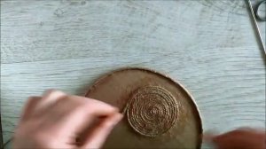 Подставка под горячее из джута - Изделия из джута - Jute craft ideas/© 2020 г