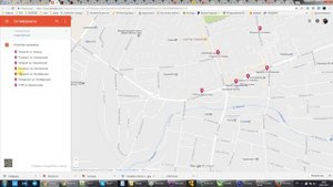 Работа с google maps