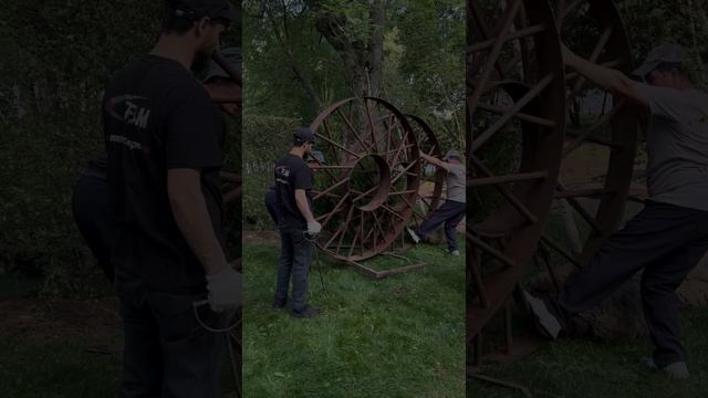 Монтаж водных объектов фестиваля Сады и Люди