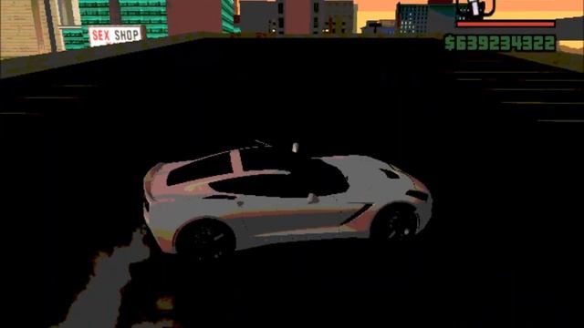 GTA San Andreas Corvette C7 MOD смотреть онлайн