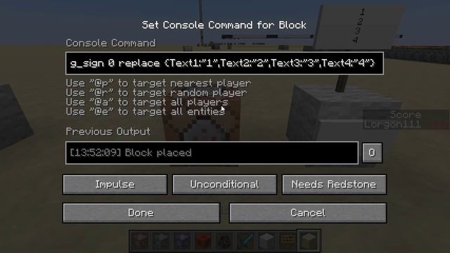 Learning Minecraft Command Block Programming, Part 9 - JSON, tellraw, and clickable signs смотреть онлайн