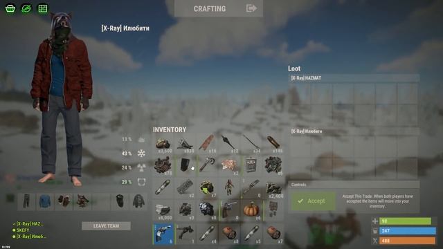 RUST - КАК НЕ ПОЛУЧАТЬ РЕЙД БЛОК В РАСТ? АТМОСФЕРНОЕ НАЧАЛО ГЛОБАЛ ВАЙПА! РАСТ ВЫЖИВАНИЕ С HAZMAT!