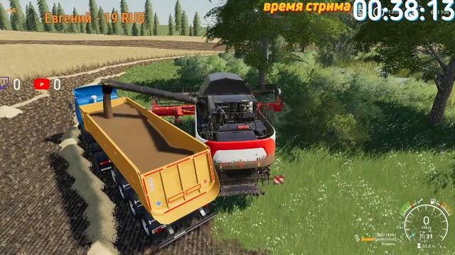 стрим Farming Simulator 19 смотреть онлайн