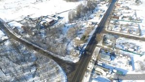 село Буньково с высоты птичьего полета.