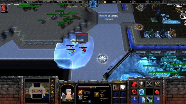 Fight of Characters | Aokiji Gameplay | Warcraft III Reforged | Anime | Battle Scenes |