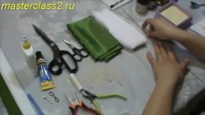 Мастер-класс Ирис. Часть 1. Мастер-класс цветы из ткани