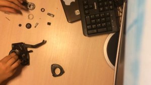 перебор манетки (левой) shimano ST-EF41-L