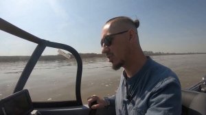 Ходовые испытания мотора HIDEA 60 на воде. ТЕСТ мотора.