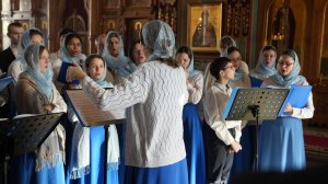 Архиерейская Литургия! 2 - й Антифон, муз. о. Матфея! Единородный Сыне, муз. П.Чеснокова