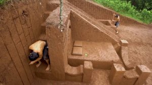 My Summer Holiday 100 Days Build 1M Dollars Water Slide Park into Underground Swimming Pool House