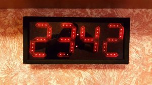 Arduino-Часы на самодельном семисегментном индикаторе