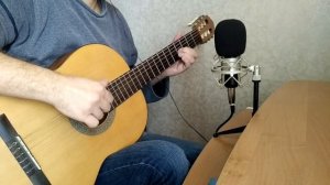 Блюз на акустической и классической гитаре. Blues by Smolin on Acoustic and Classical Guitar