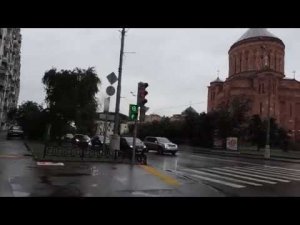 Москва Армянский храм Перекрёсток Олимпийского проспекта и Трифоновской 28 июня 2014