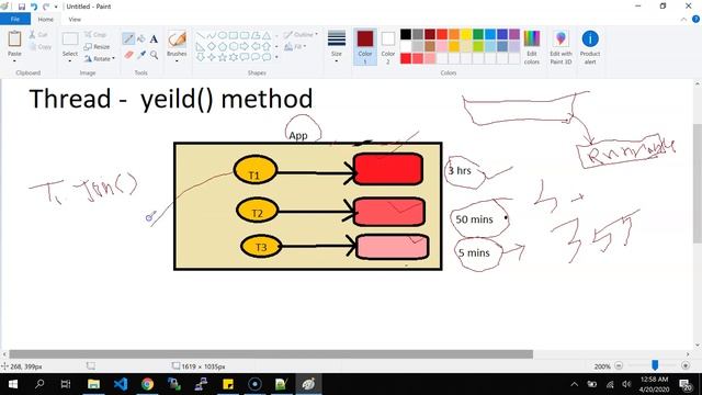 Java: yield() method in Thread Class | Use of yield method смотреть онлайн
