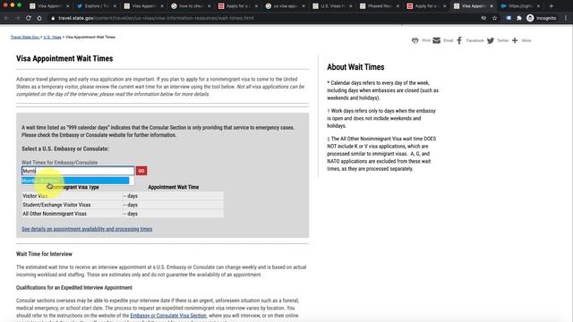 How to check US Visa Appointments Availability, Wait Times ? India Consulates ? Twitter ? смотреть онлайн