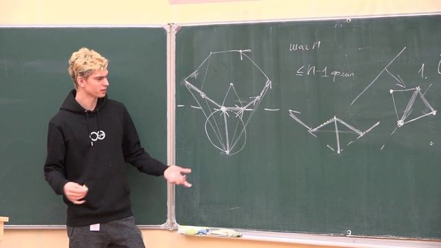 Алгоритмы (основной поток) 10. Триангуляция Делоне методом заметающей прямой