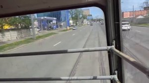 Трамвай Санкт-Петербурга 3-121: ЛВС-86К б.5076 по №61 (22.05.13)