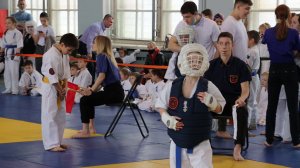 Мусихин Семен на соревнованиях по каратэ. 1 бой/STRUIN DOJO