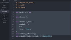 Rust Lang Embedded - Установка и пример (STM32F103C8T6)