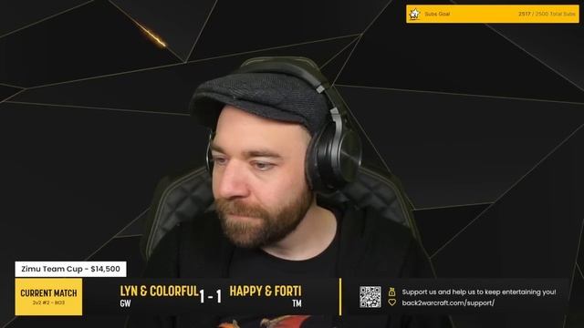 WC3 - Zimu Team Cup #1 - 2v2 Showmatch: Happy & Fortitude vs Lyn & Colorful смотреть онлайн