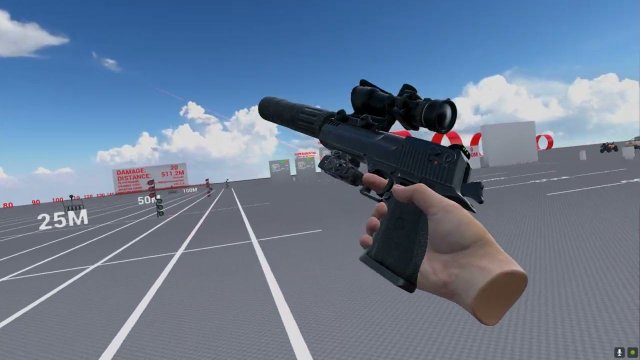 тренировка стрельбы на полигоне в игре