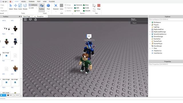 How to make a NPC talk on Roblox Studio! 2019 Still Works! смотреть онлайн