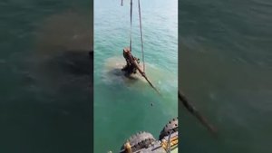 В Новороссийске с морского дна подняли пушку