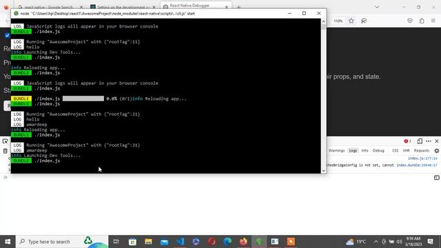 Console.log and Inspect Element in React Native | Learn React-Native #10 смотреть онлайн