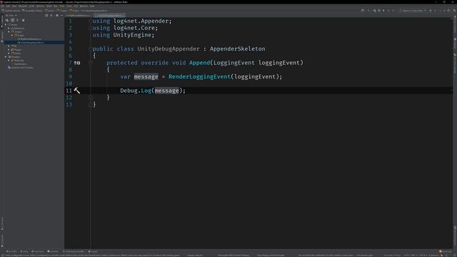 Advanced Unity Debugging with log4net