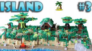 ПОСТРОЙКА ОСТРОВА #3. ДЕРЕВЬЯ, ДОМ, БОЛОТО! LEGO BUILD. ISLAND MOC