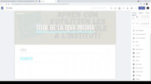 Tutorial Com s'utilitza google Sites