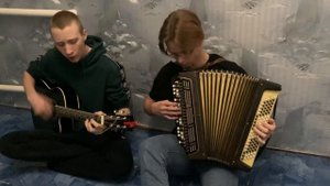 ГИТАРИСТ с баянистом сыграли Человека и Кошку вместе