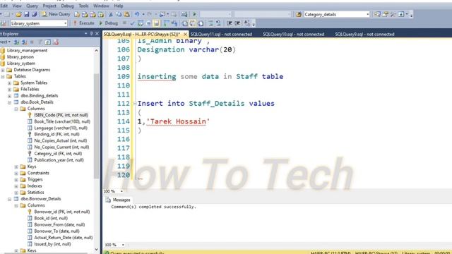 Library||Complete SQL Database Project|| Library Books issue Record Database||