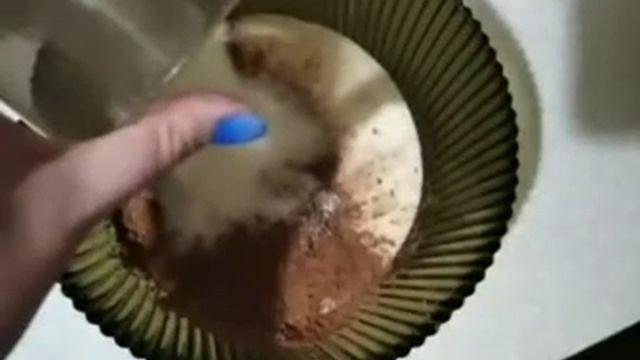 Простой десерт из какао и ряженки