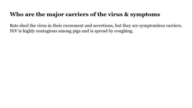 Nipah virus - Precautions symptoms and treatment