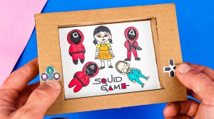Как сделать игру в Кальмара из картона