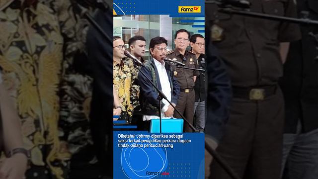 jhonny g plate tuntas diperiksa kejaksaan agung...