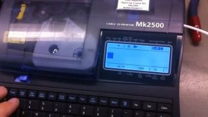 canon MK 2500 Cable id Ferrule printer