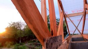 ? ЛУЧШАЯ ДВУСКАТНАЯ Крыша для Мастерской СВОИМИ Руками / Каркас