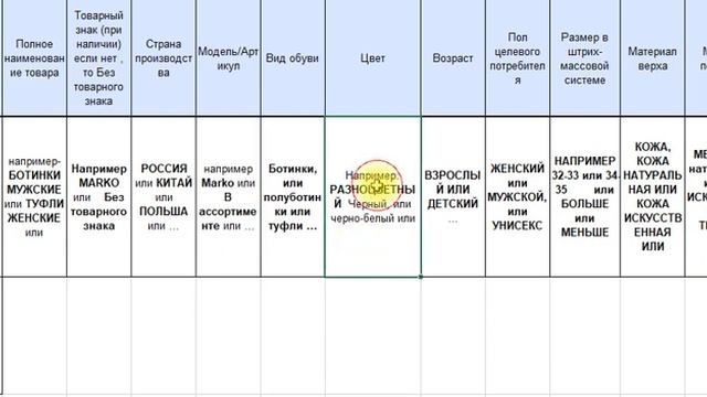Как описать остатки обуви при перемаркировке в 2023 году