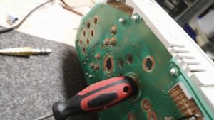 Пересвет приборной панели Kia Spectra