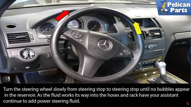 Mercedes-Benz W204 C-Class Power Steering Bleed and Fill смотреть онлайн