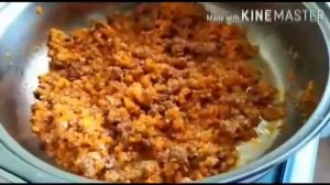 Паста пенне с говядиной и овощами/Быстрый ужин