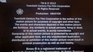 Josephson Entertainment/Far Field Productions/20th Century Fox Television (2012) - 2