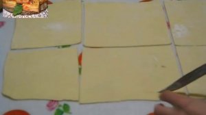 Слойки с яблоками. Рецепт