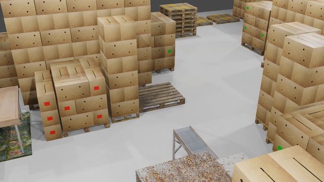 Работа в складе. Раскидка возле робота смотреть онлайн