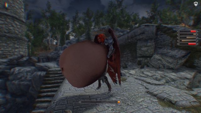 Voracious harpy girl digests her meal~ (Asmr: Skyrim vore) смотреть онлайн