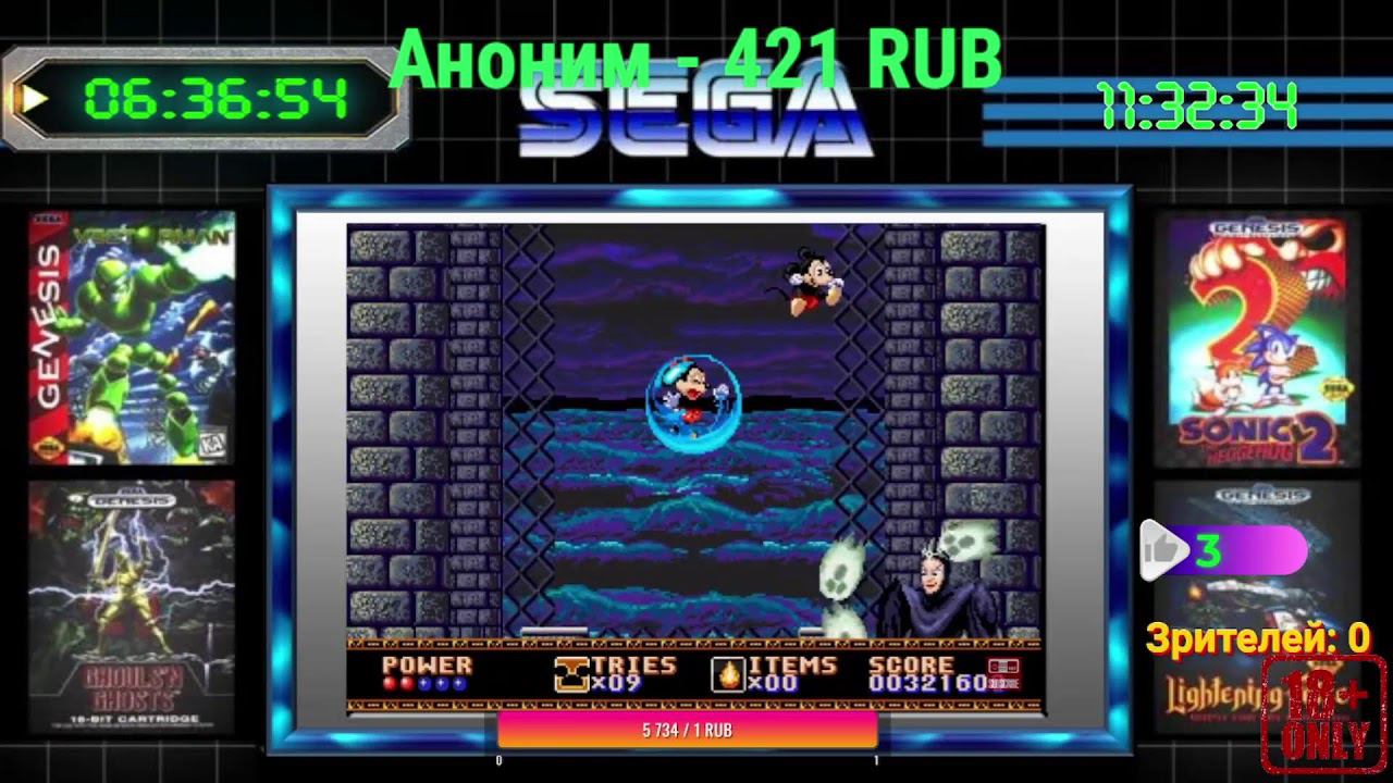 Ретро Игоры Рестрименг Sega Mega Drive 2