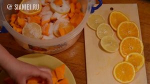 ЦУКАТЫ ИЗ ТЫКВЫ С ЛИМОННО-АПЕЛЬСИНОВЫМ ВКУСОМ