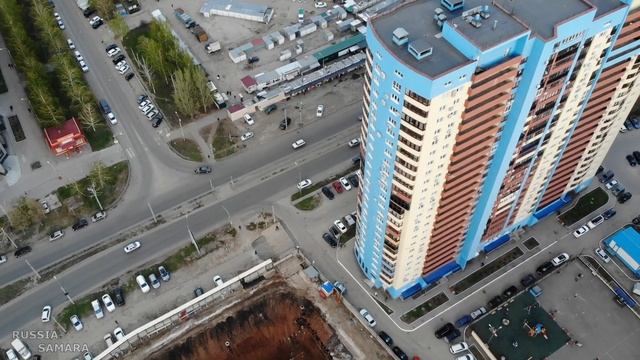 Грунт пополз...кран убрали.... / ЖК в Самаре / Промышленный район / Russia смотреть онлайн